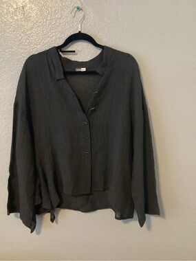 Creaconcept Linen Made in Italy Blouse NWOT
